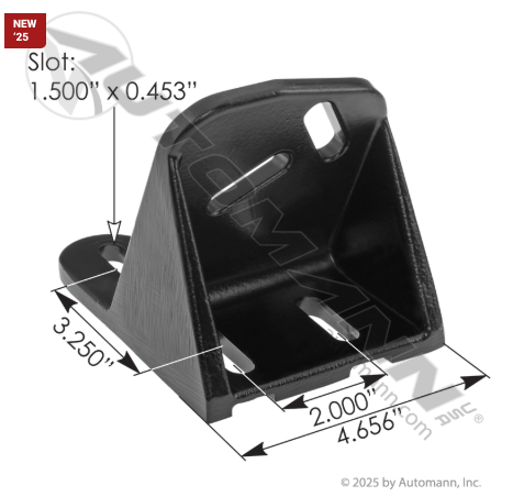 Soporte de Cofre Lado Derecho para Kenworth Marca Automann Nparte M59517R (L111380R)